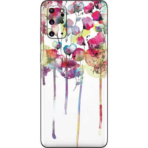 Painted Flowers Galaxy S20 Plus Skin